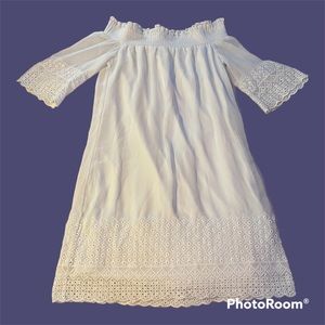 Maurice’s White Lace Dress